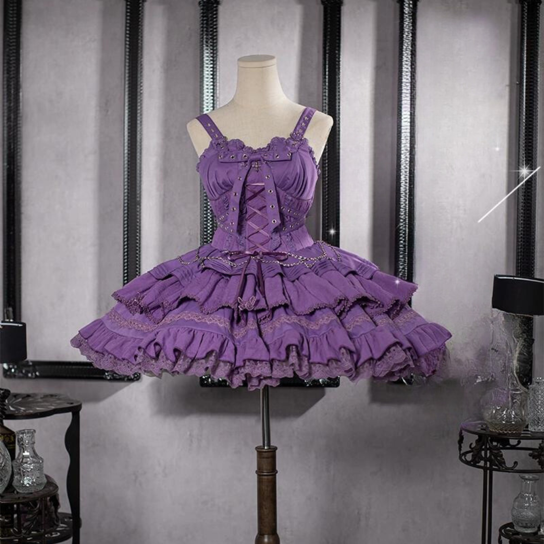 unaちゃん着用】十字契約 ベルトリボンジャンパースカート 全6色 unaちゃん着用】十字契約 ベルトリボンジャンパースカート 全6色