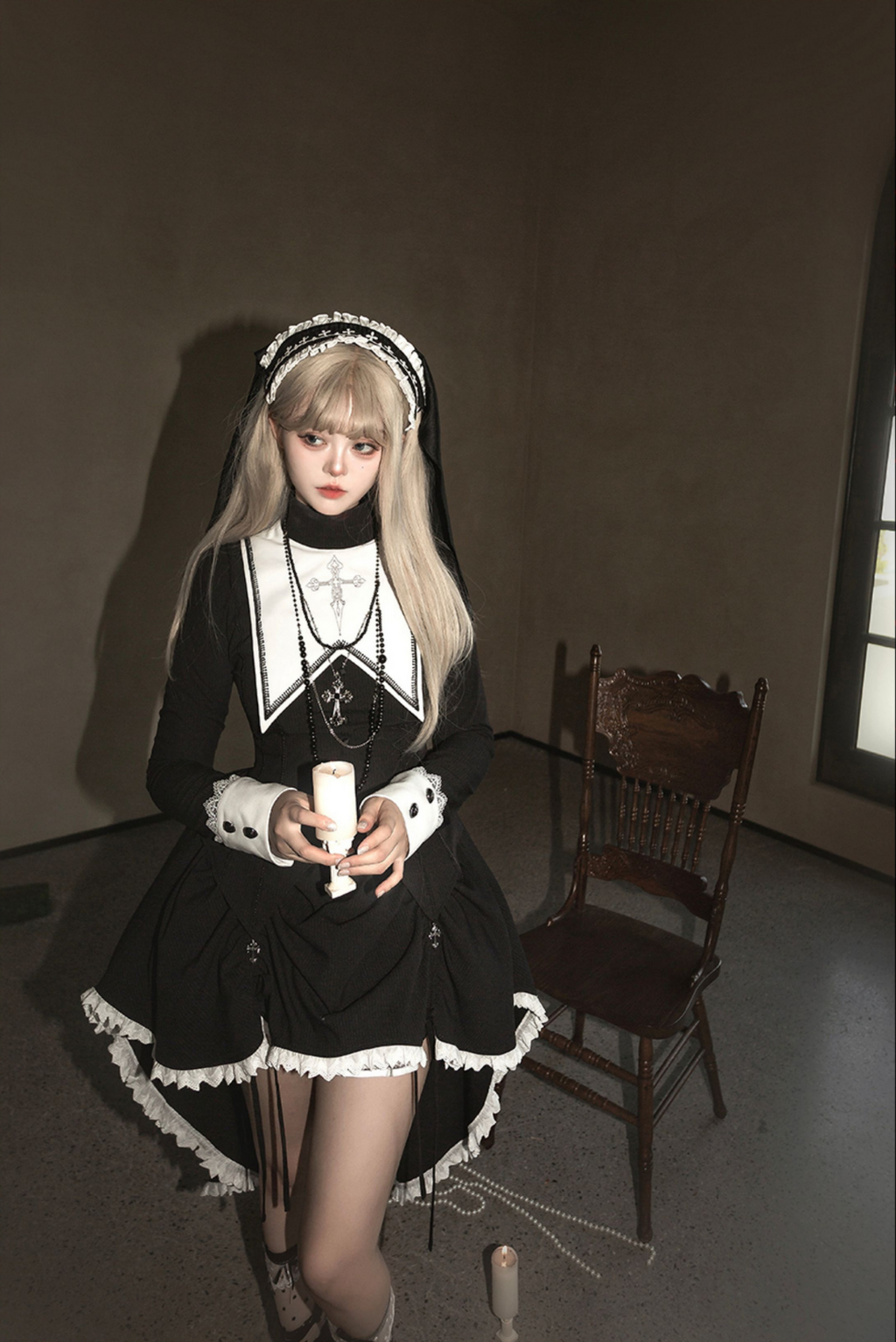 【同時購入のみ】Prayer of Peace ウィンプル・ネックレス