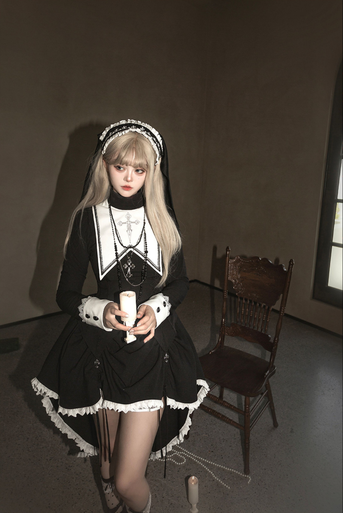 【同時購入のみ】Prayer of Peace ウィンプル・ネックレス