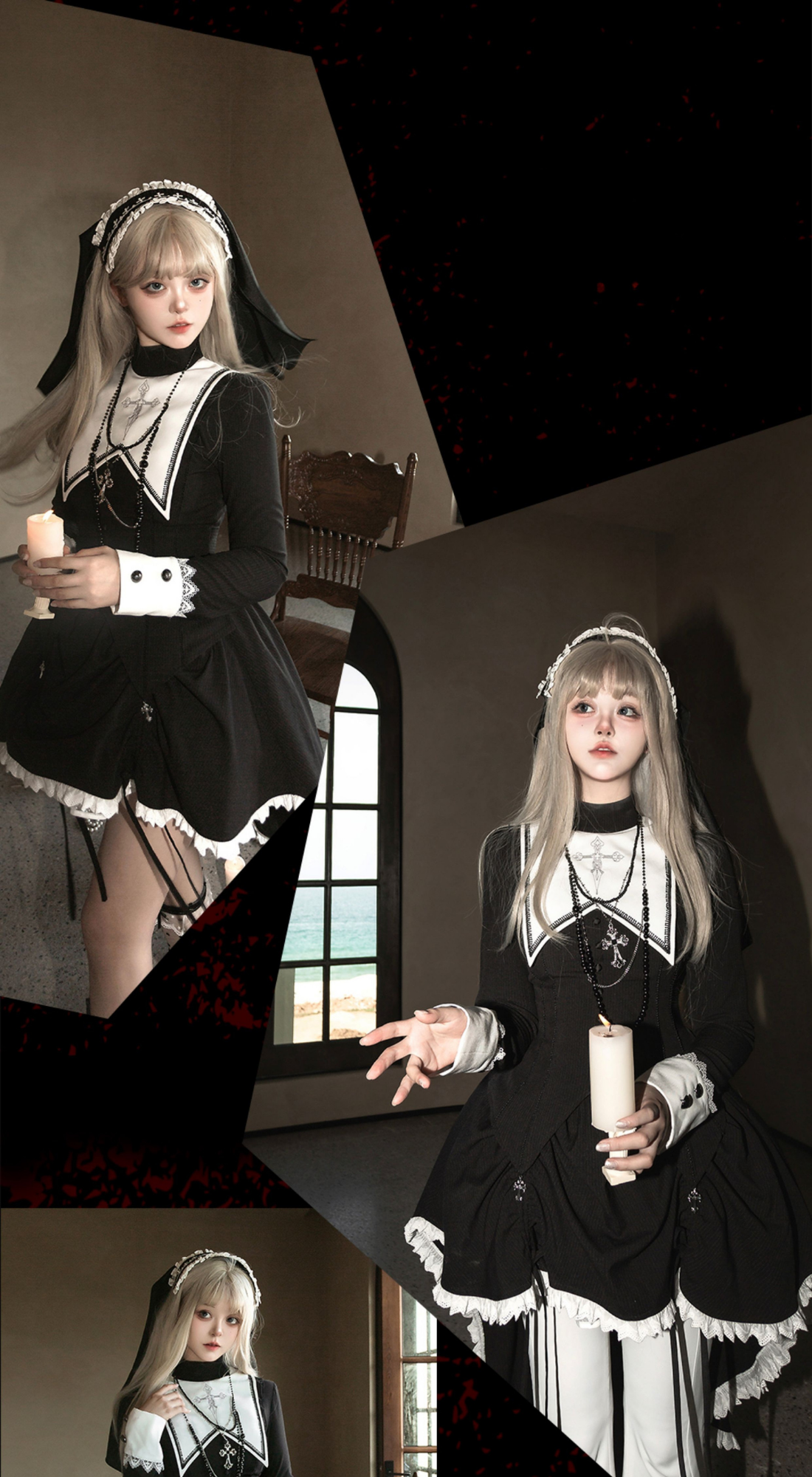 【同時購入のみ】Prayer of Peace ウィンプル・ネックレス