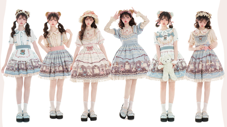 こぐまちゃんのドールハウス ジャンパースカート