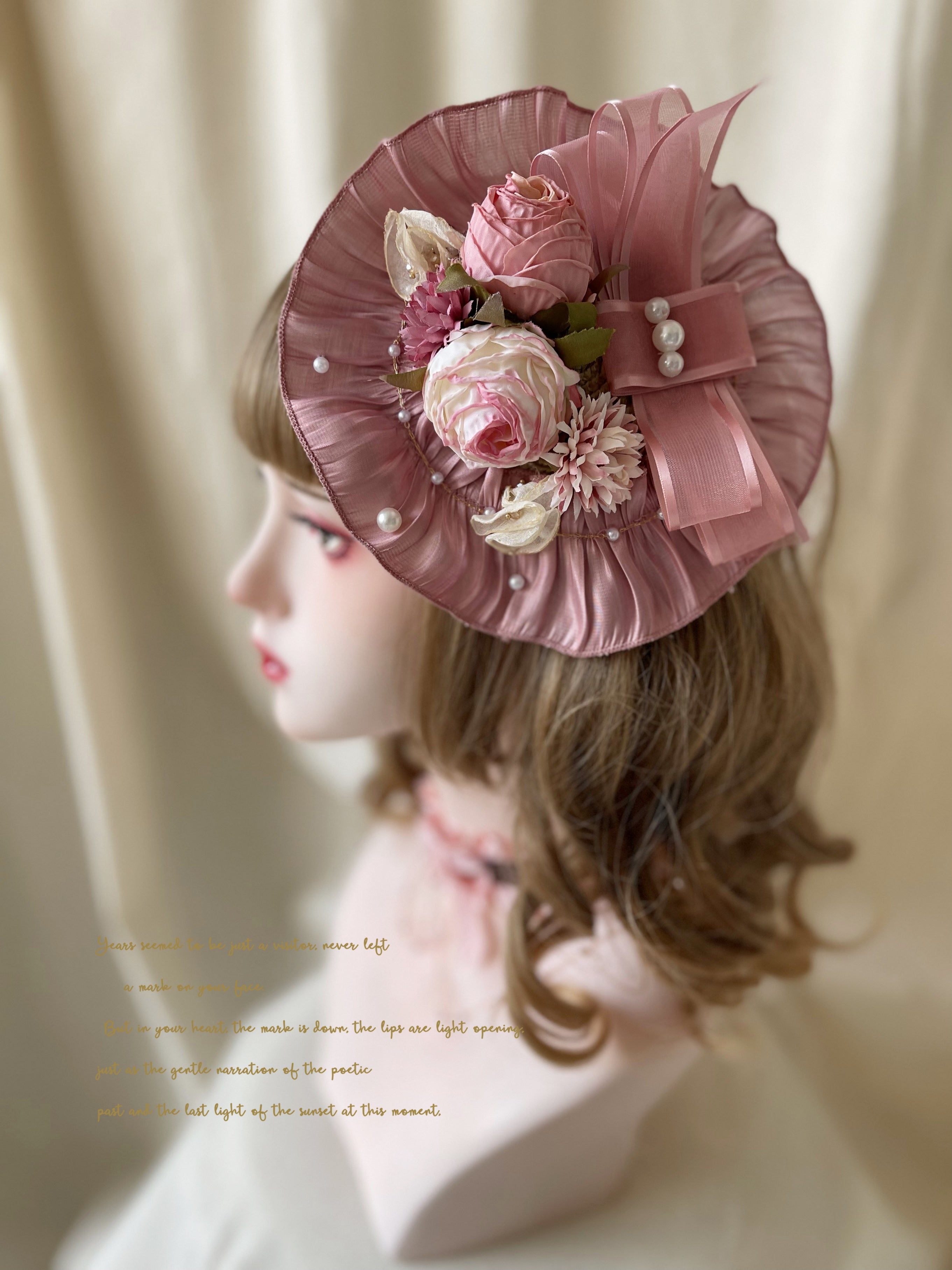 【同時購入のみ】Rose Fairy 帽子・コサージュ他アクセサリー