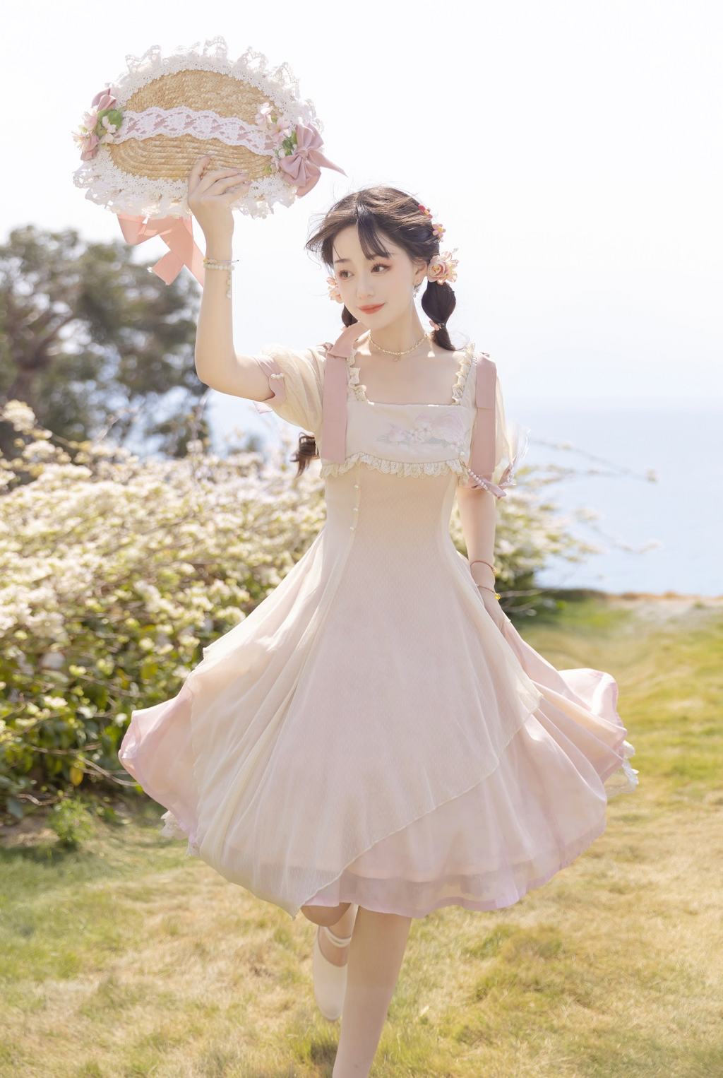 Little Peach スウィートフェアリー半袖ワンピース