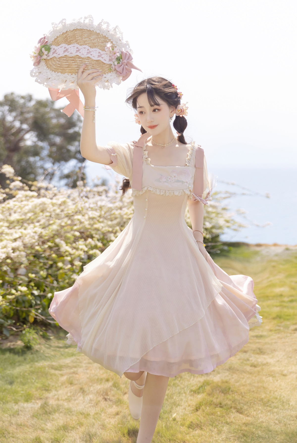 Little Peach スウィートフェアリー半袖ワンピース