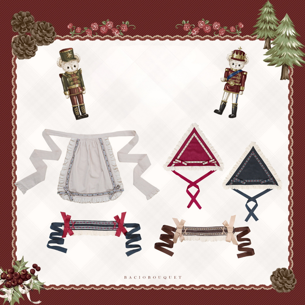 [Only available with simultaneous purchase] Nutcracker Bear country-style accessories