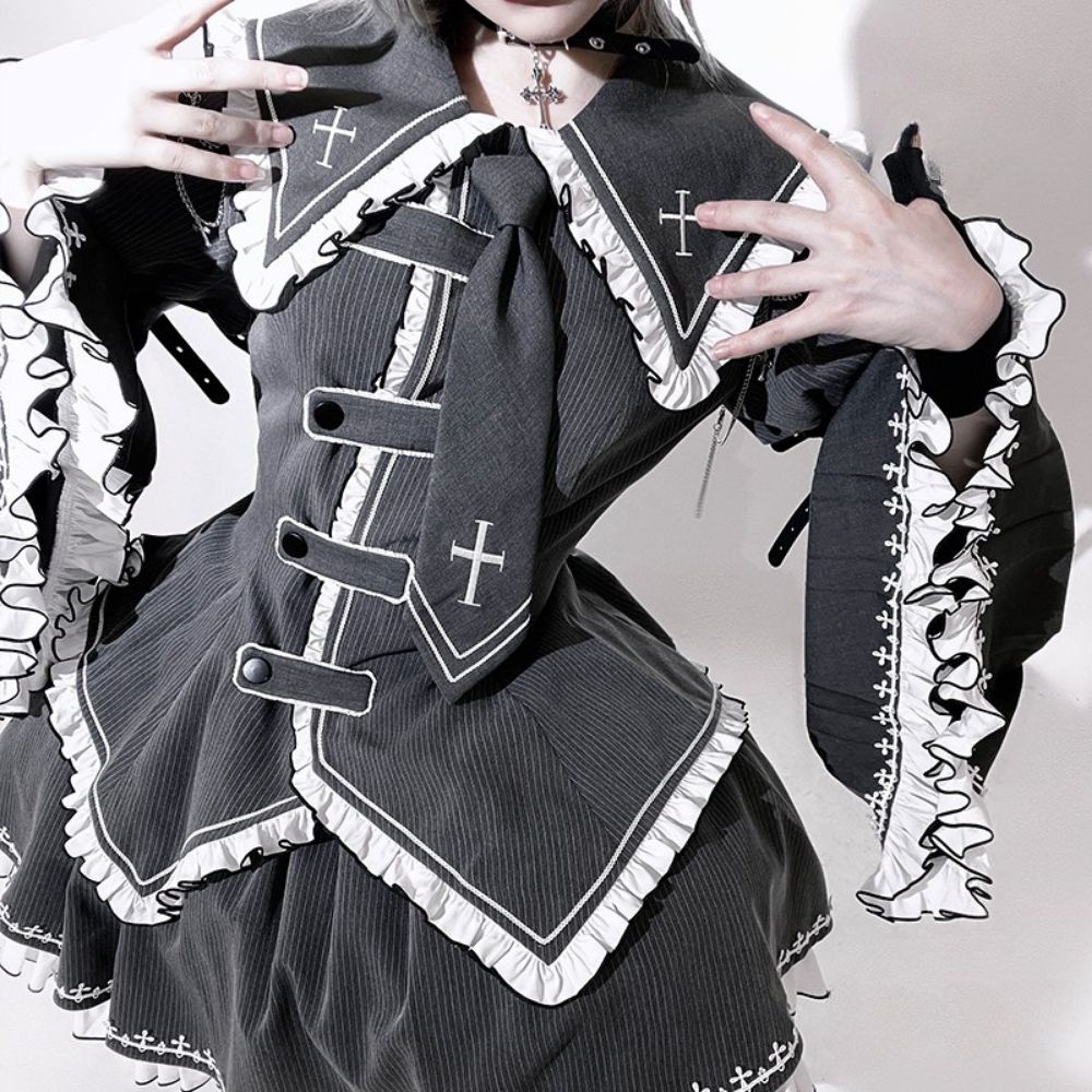 Cross Belt 制服風ゴシックセットアップ