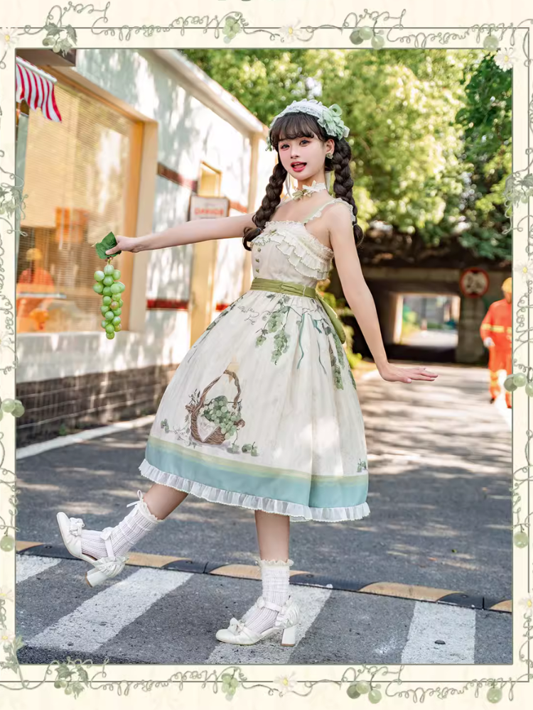 Honey Venus 白ぶどうのジャンパースカート