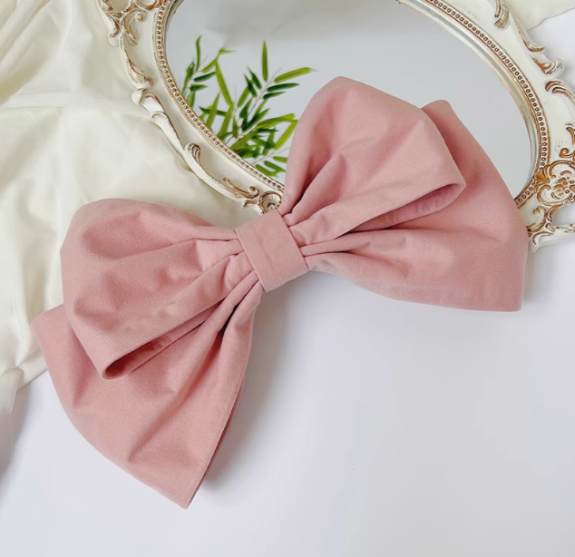 Sweetheart Pink Big Ribbon Hair Accessory