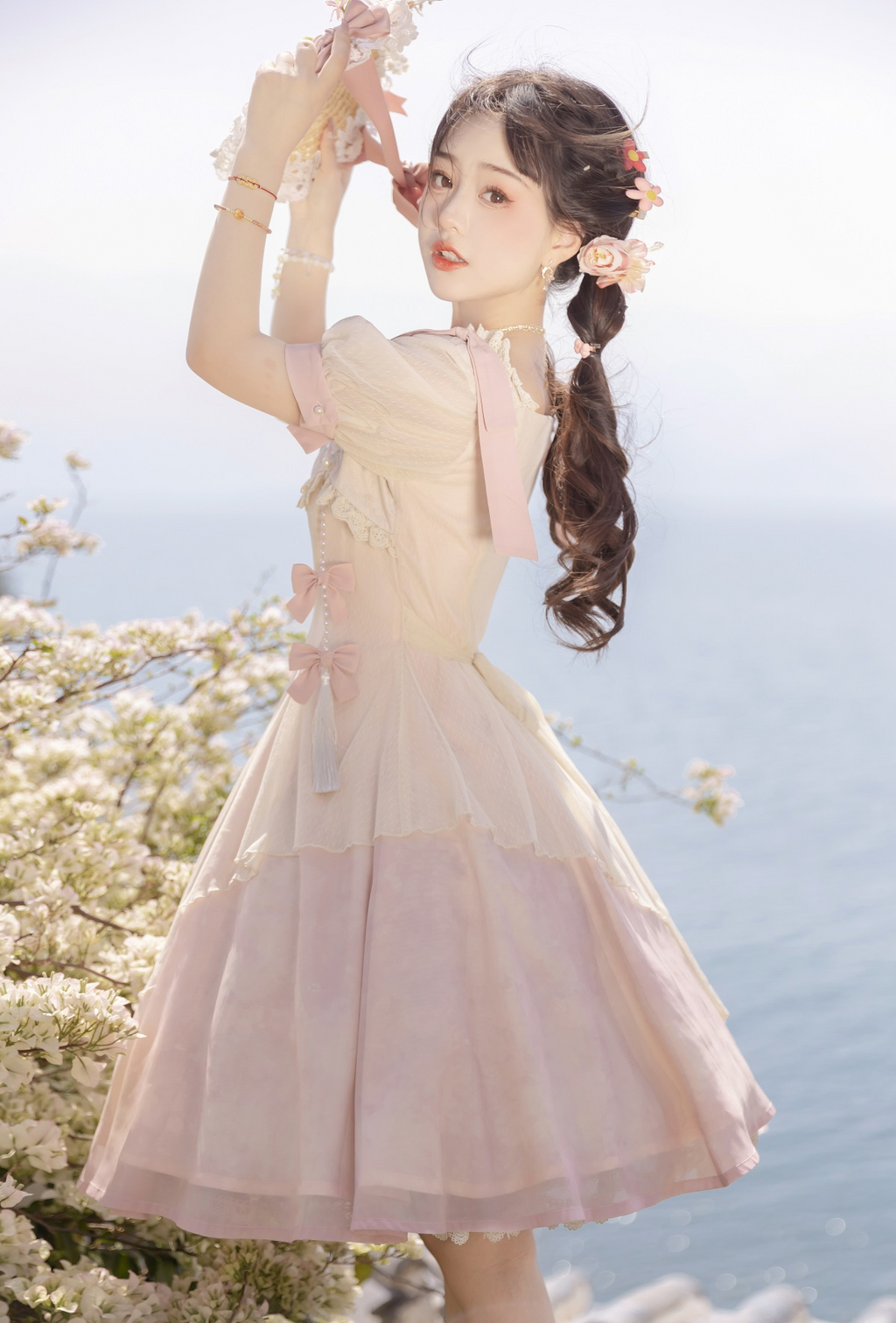 Little Peach スウィートフェアリー半袖ワンピース