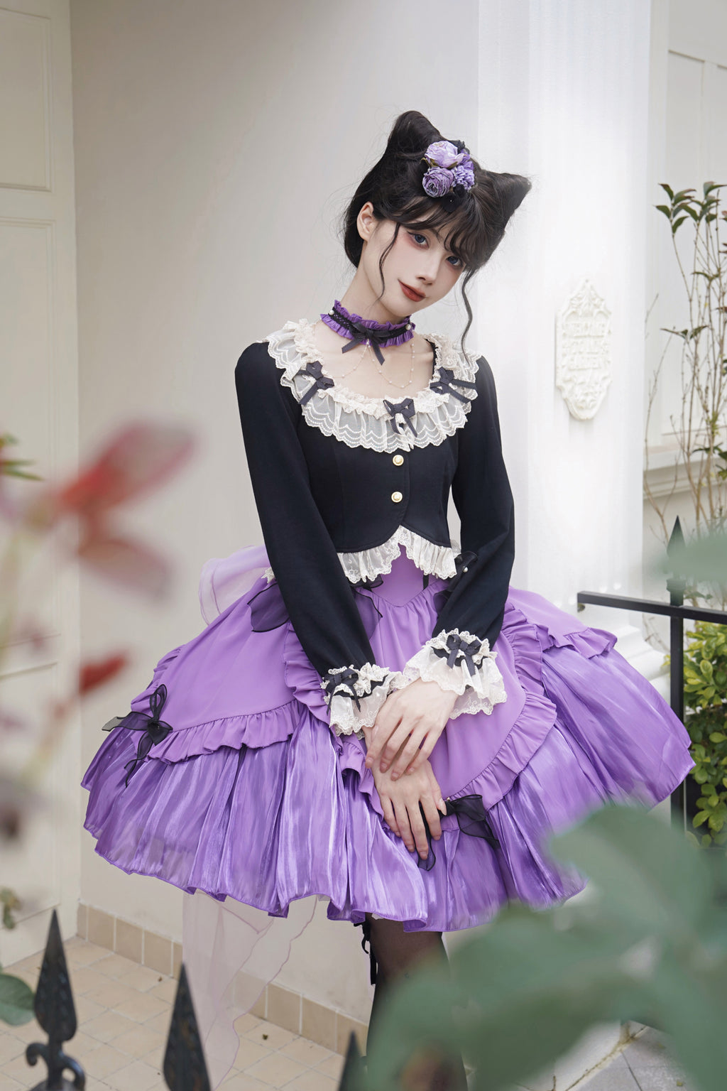 Rose Fairy イレギュラーヘムジャンパースカート 全5色
