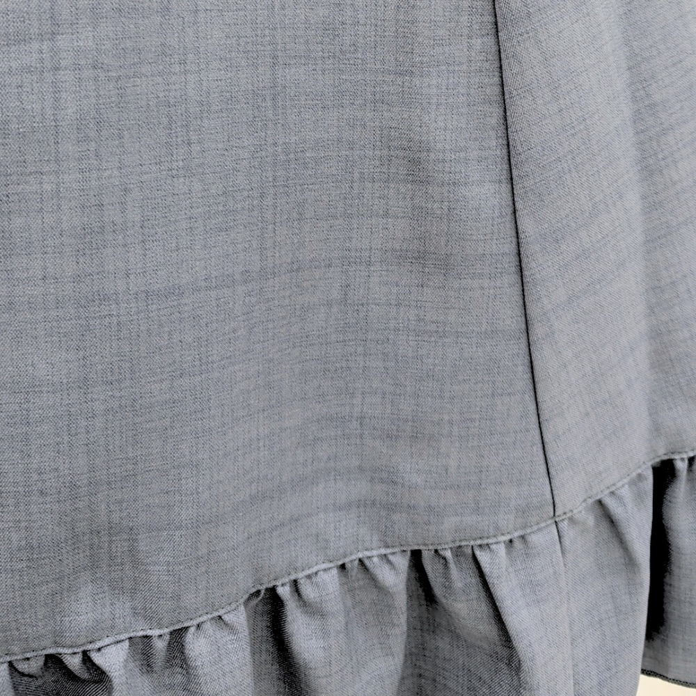 【限定特別価格】クラシカルリボンジャンパースカート・グレー ＋パニエ