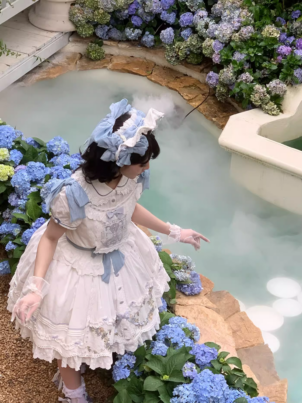 Mysterious Embroidery コットンスカート ショート丈・ロング丈