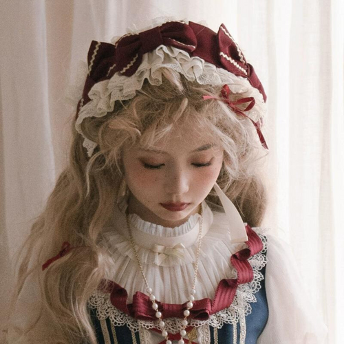 Rosy Cheeks ヘッドドレス・ブローチ