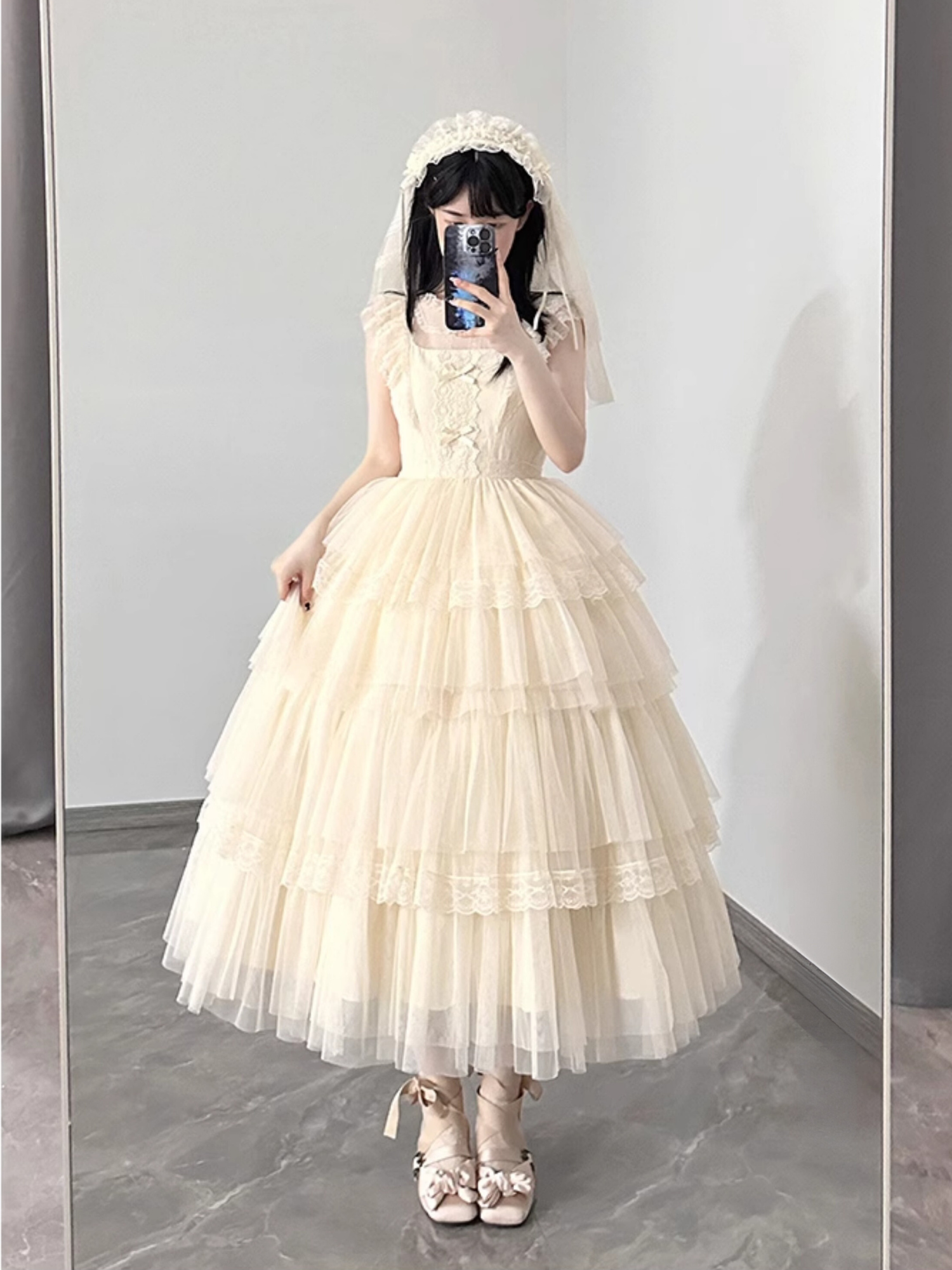 Forest Fairy 4段フリルワンピース