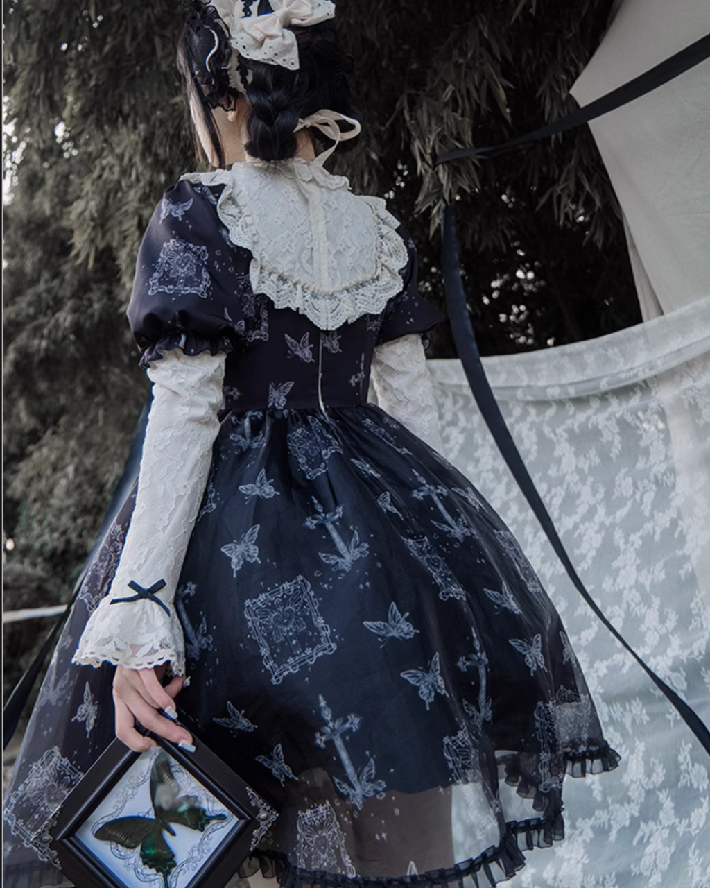 黒蝶2wayワンピース