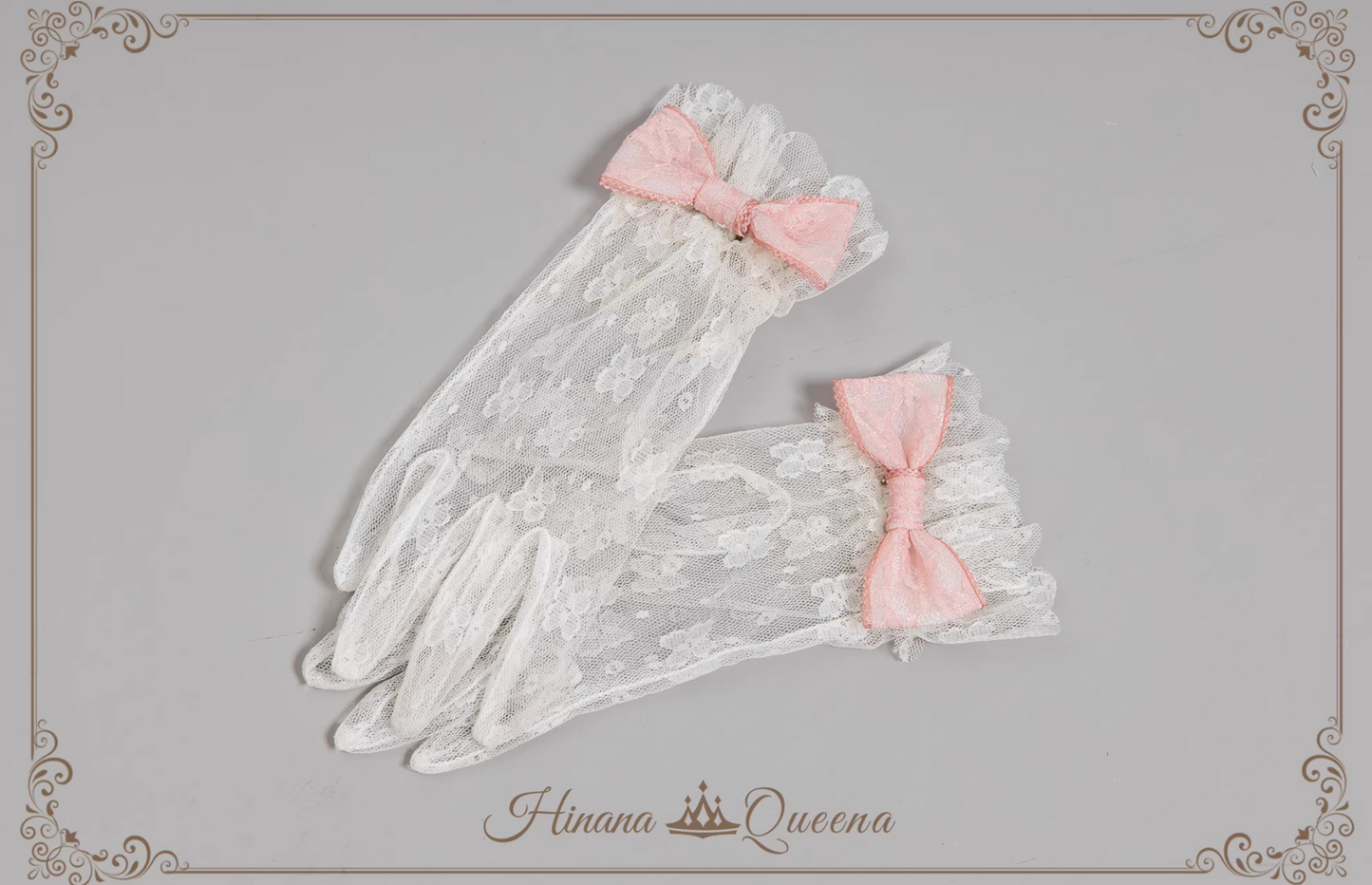 [Only available with simultaneous purchase] Cotton Candy Bonnet Gloves