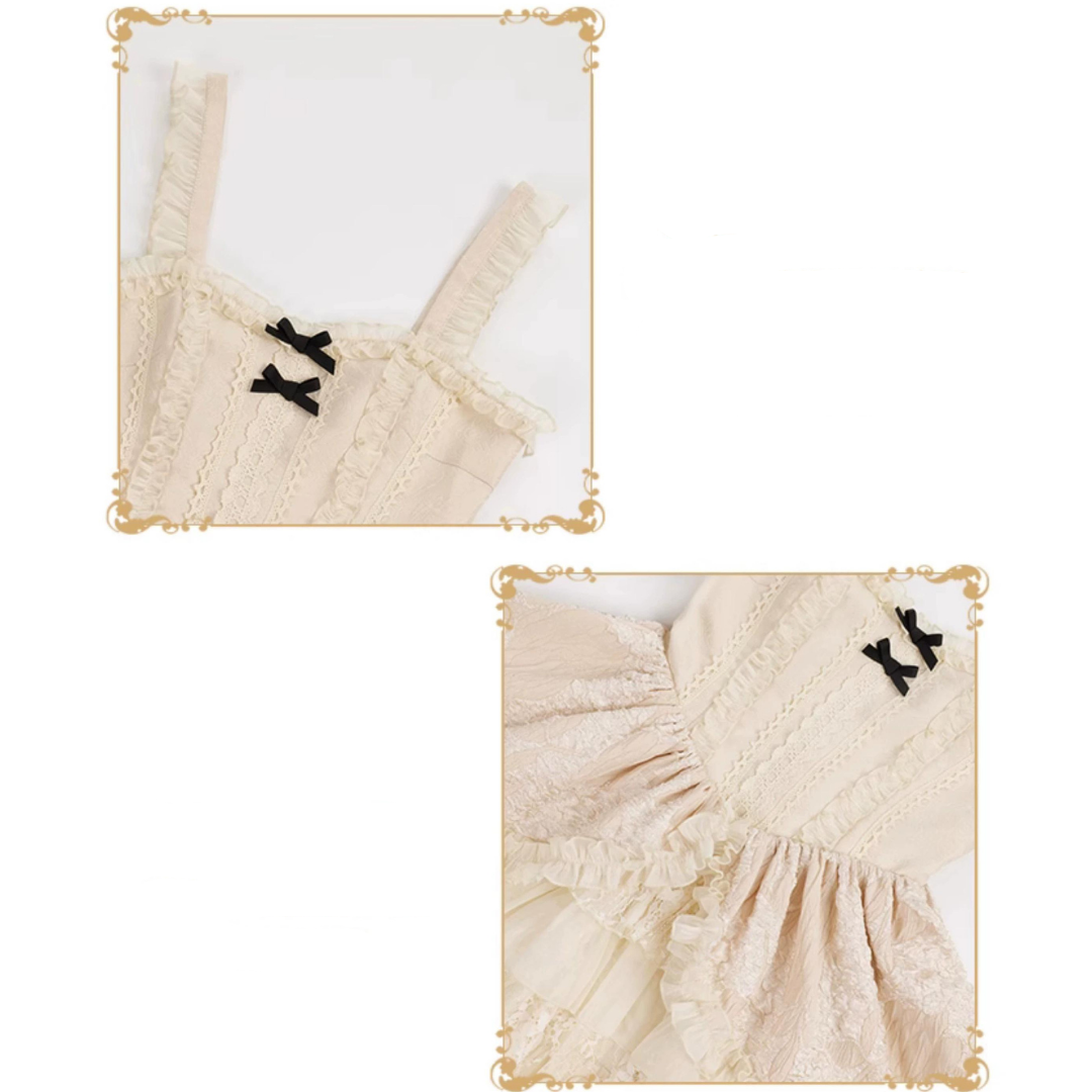 【予約販売】カップケーキフリルジャンパースカート