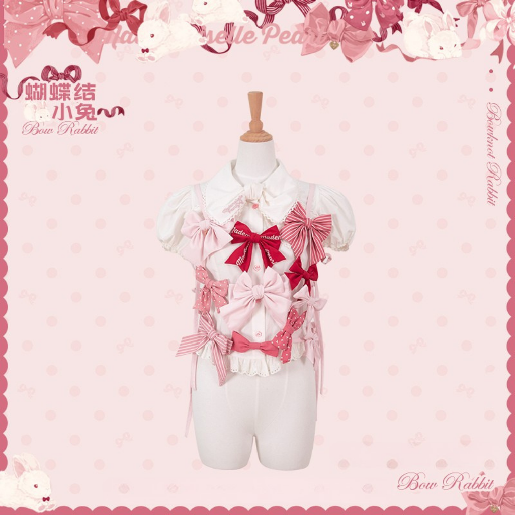 【受注予約6/11まで】Bow Rabbit ノースリーブトップス