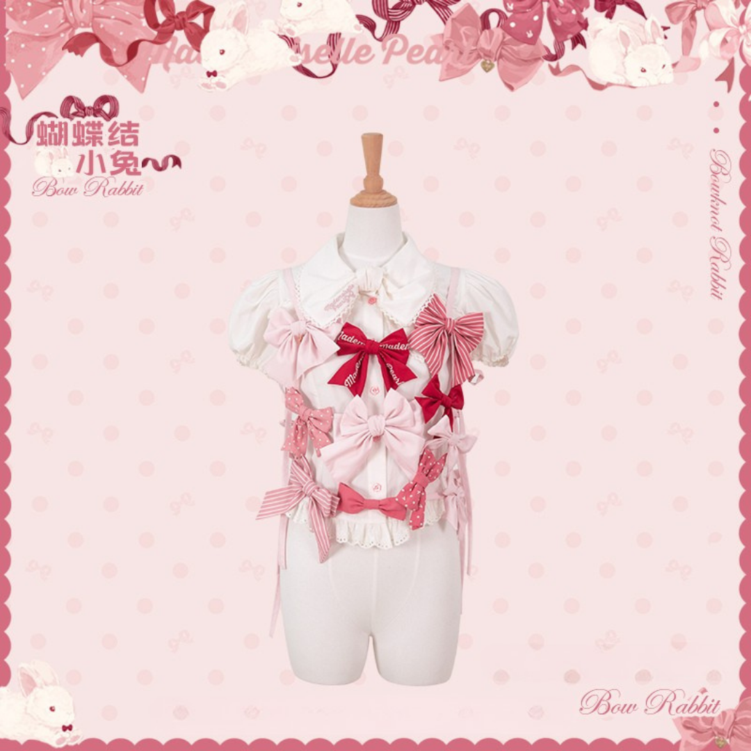 【受注予約6/11まで】Bow Rabbit ノースリーブトップス