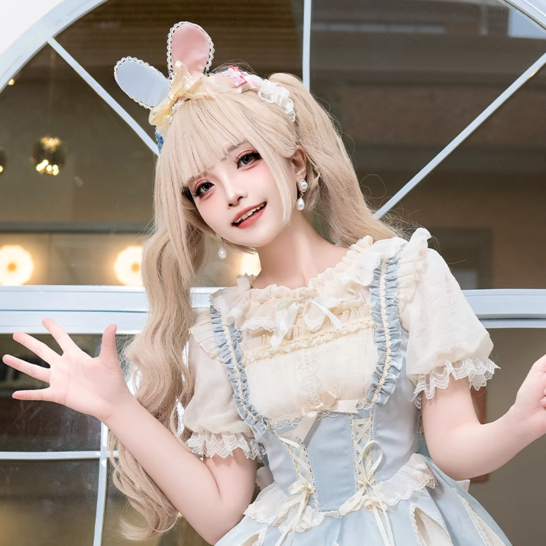 Starlight Bunny うさ耳カチューシャ – ロリータファッション通販RonRon Starlight Bunny うさ耳カチューシャ – ロリータファッション通販RonRon