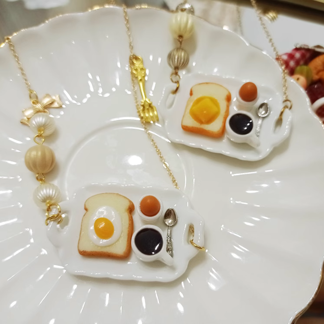 [Simultaneous purchase only] Bread morning choker, pendant, and other accessories