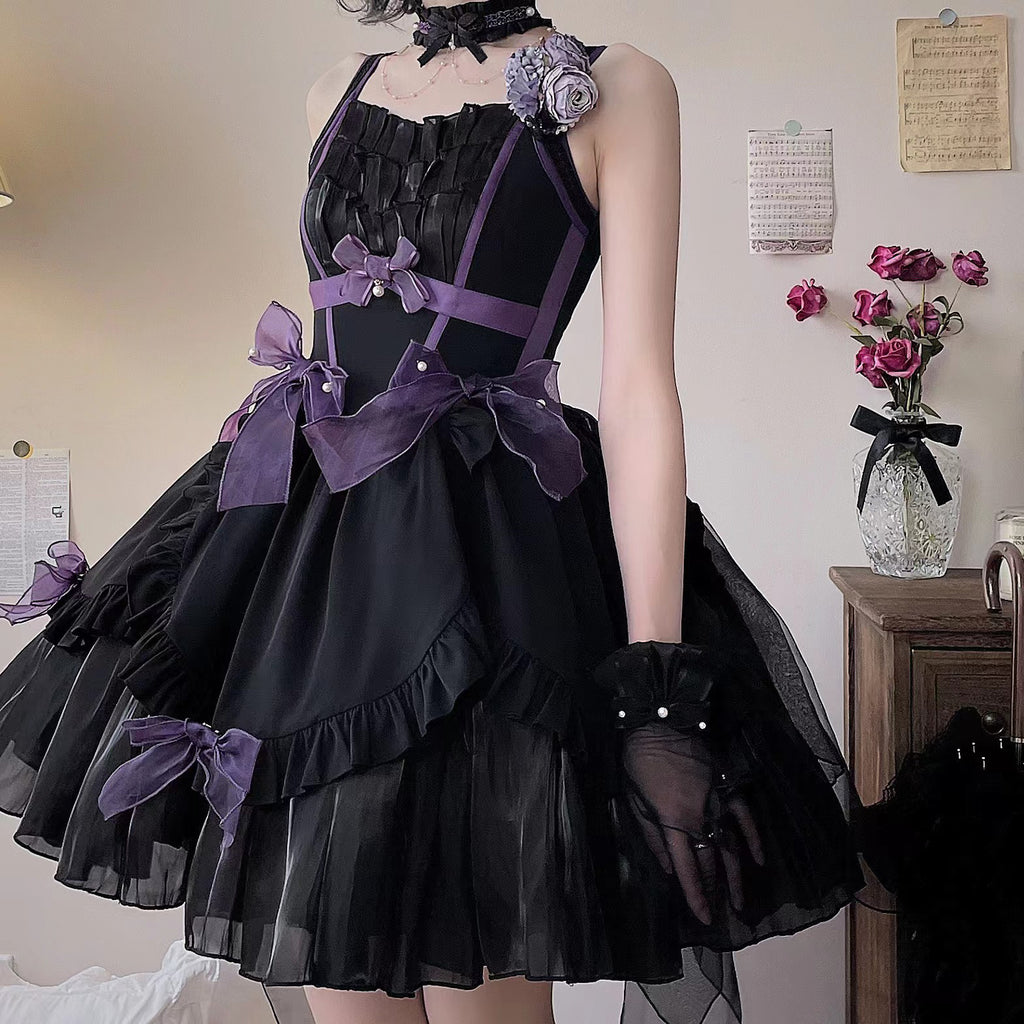 Rose Fairy イレギュラーヘムジャンパースカート 全5色