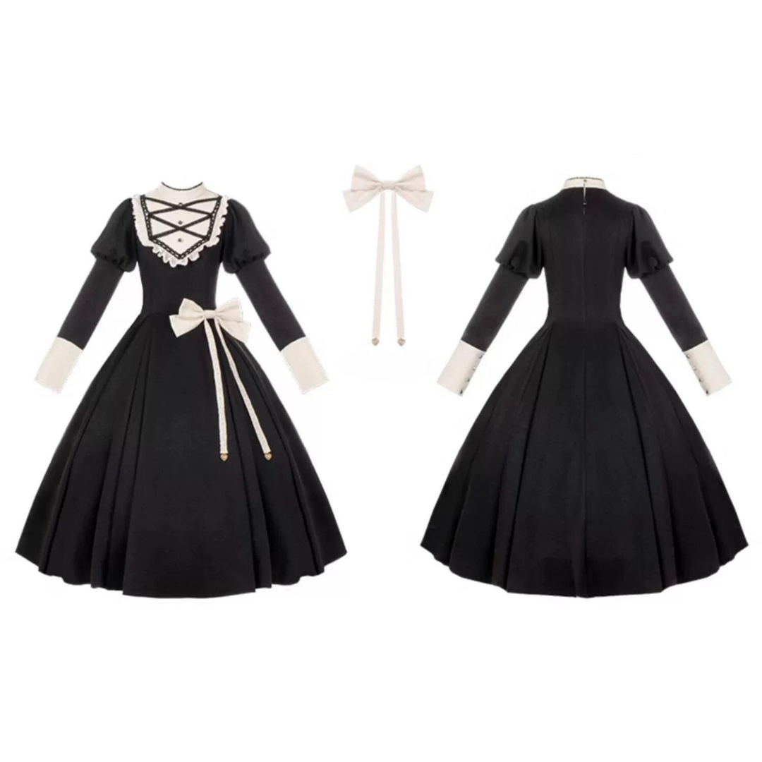 Wait for the Night クロスリボンワンピース 全3色 – ロリータ Wait for the Night クロスリボンワンピース 全3色 – ロリータ