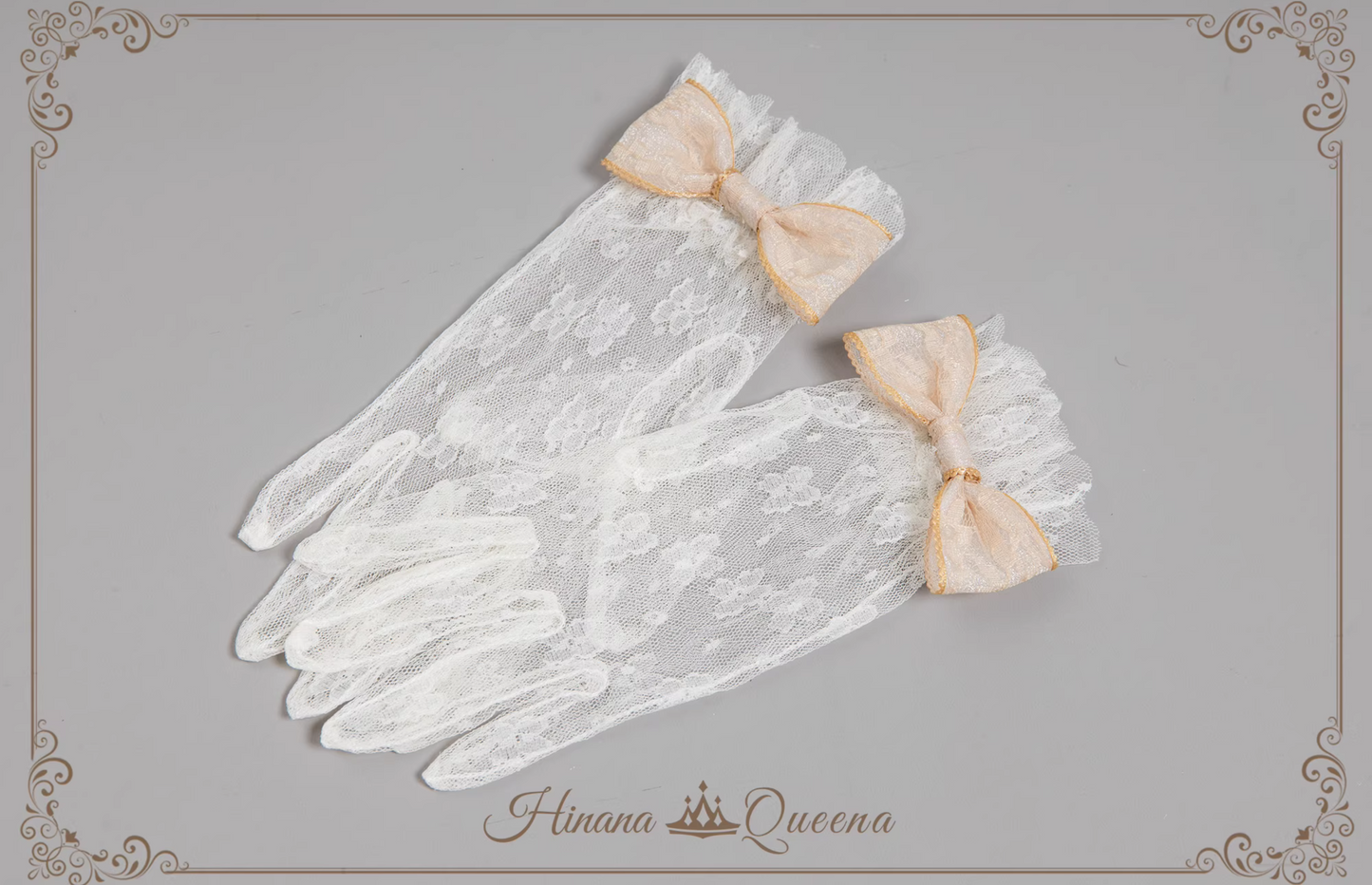 [Only available with simultaneous purchase] Cotton Candy Bonnet Gloves