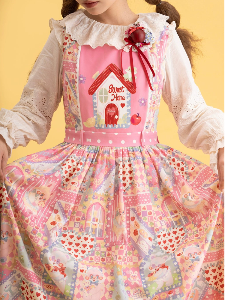 Sweet Home Fairytale Collared Jumper Skirt