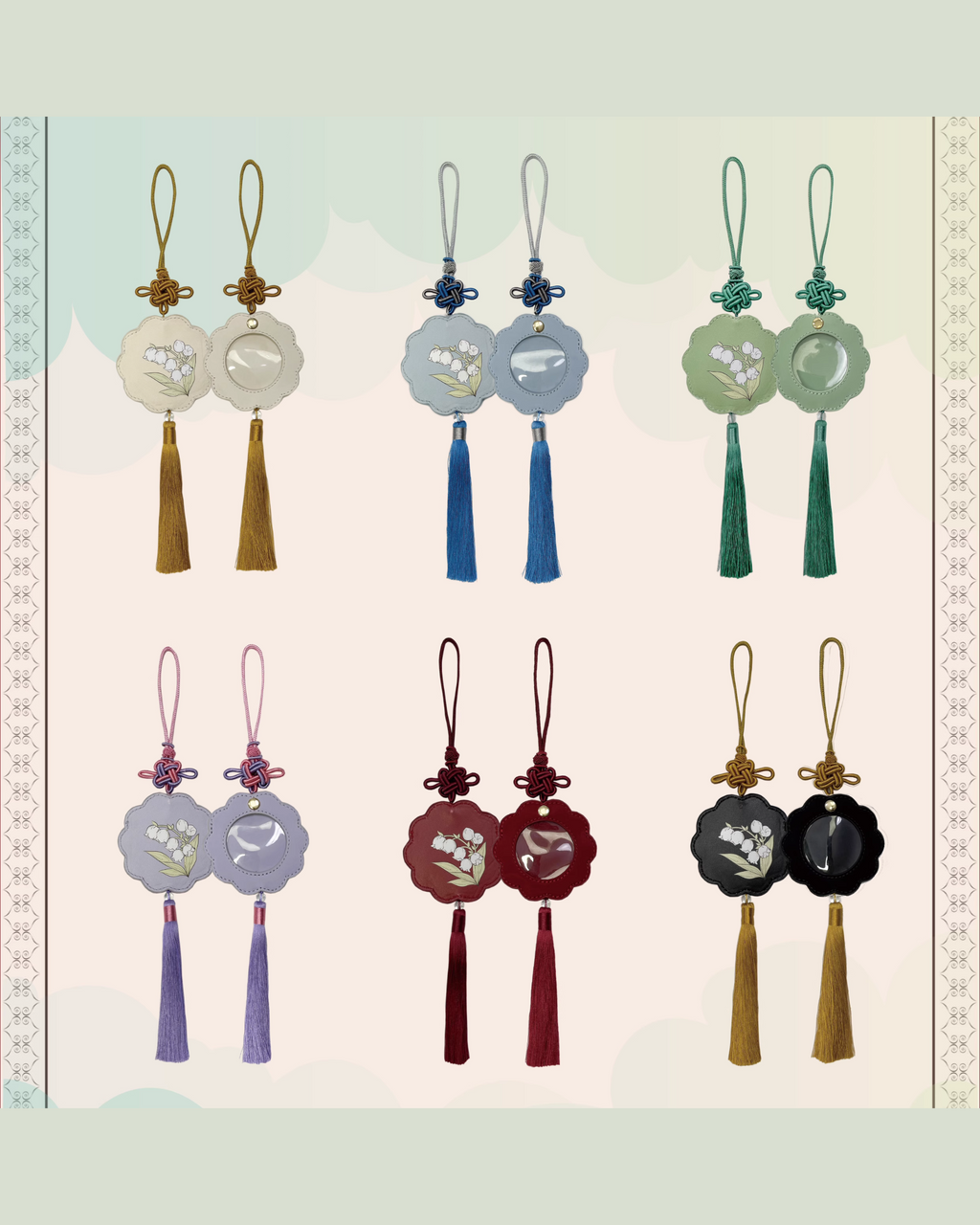 【一部予約販売】中華風 鈴蘭痛バッグ全6色