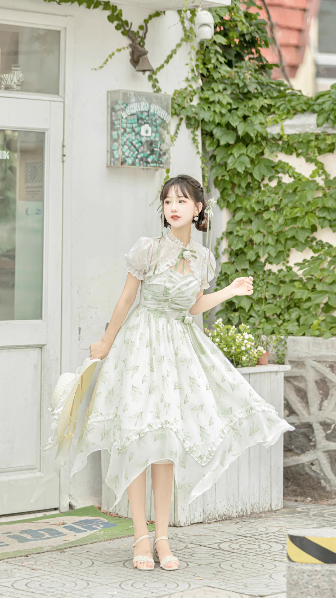 Lily of the valley morning dew jumper skirt and bolero