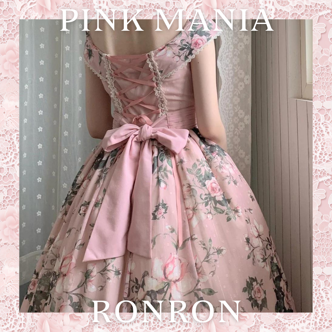 【予約販売】Rose Garden 2WAYデザインネック クラロリ ジャンパースカート