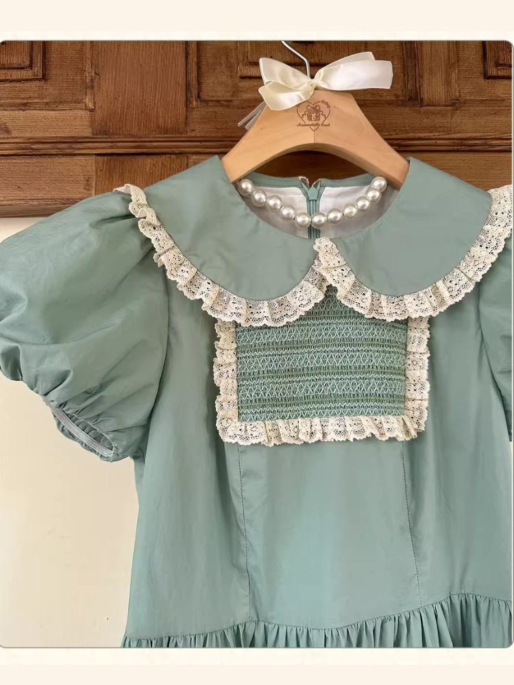 Honey Venus Emerald green short sleeve dress RonRon Honey Venus Emerald green short sleeve dress RonRon