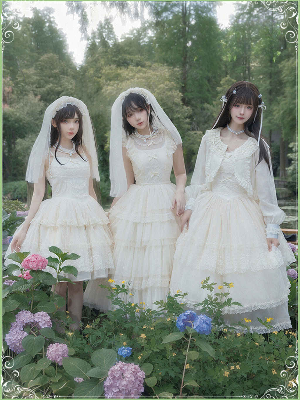 Forest Fairy 4段フリルワンピース