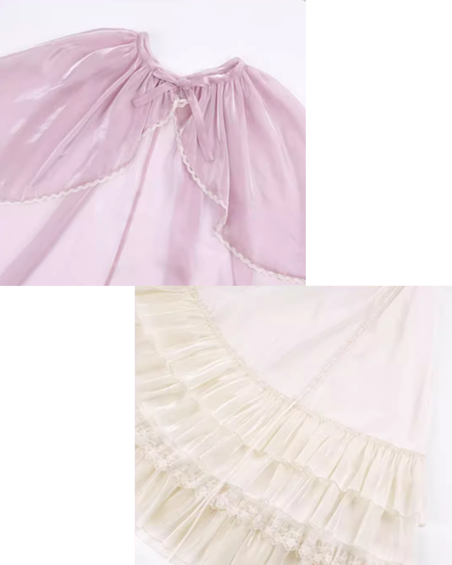 Edwardian quadruple ribbon dress