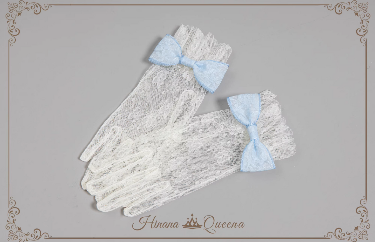 [Only available with simultaneous purchase] Cotton Candy Bonnet Gloves