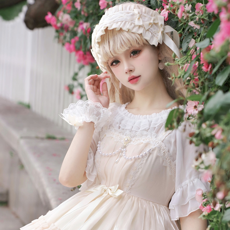 乙女の休日 パールパフジャンパースカート 全6色