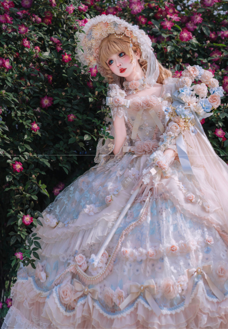 Royal tea party 薔薇のプリンセスドレス