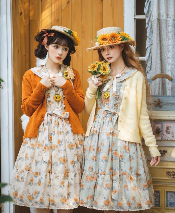 【予約販売】Gardening Sunflower カーディガン