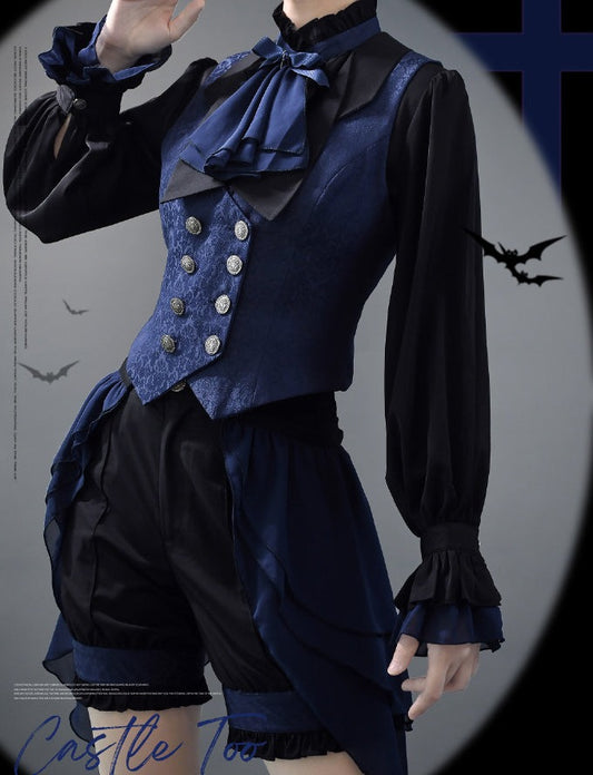 Evil Twins Prince-style blouse, vest, cape, pants [Buy 4 items and get 10% off]