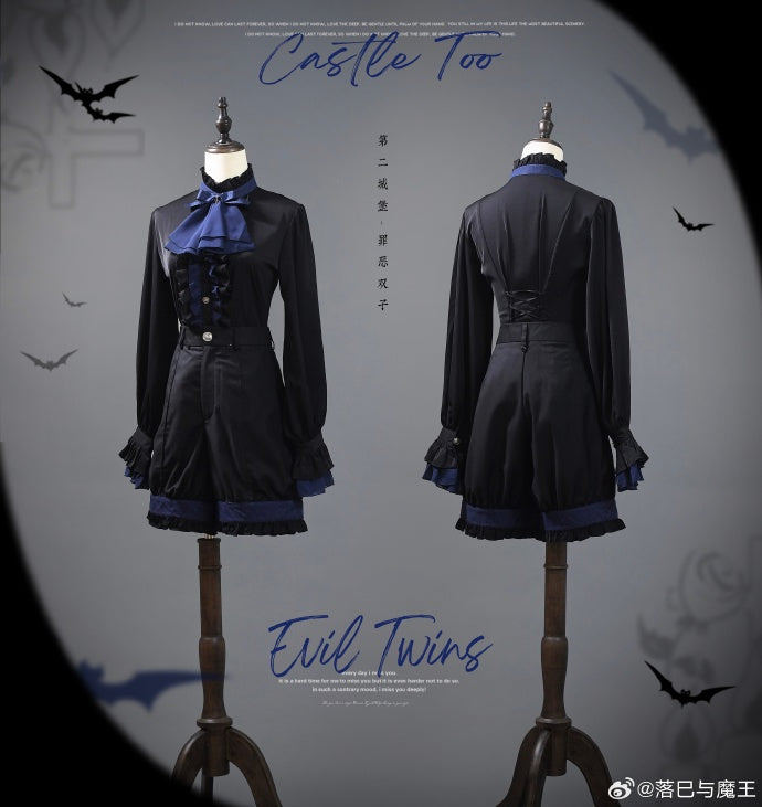 【予約販売】Evil Twins 皇子系 ブラウス・ベスト・マント・パンツ【4点購入で10%オフ】