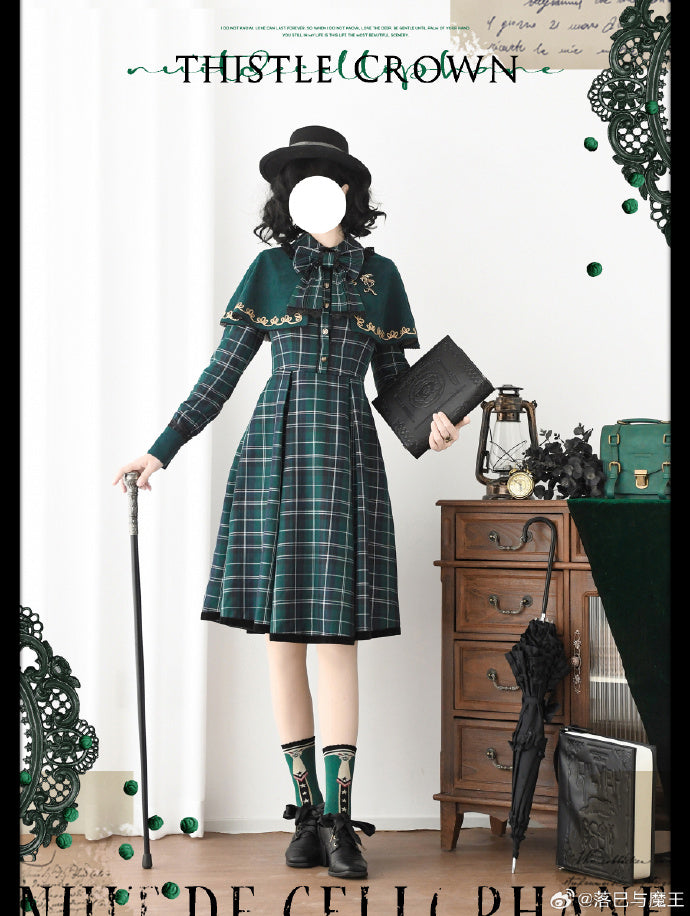 Thistle Crown ロング丈ワンピース