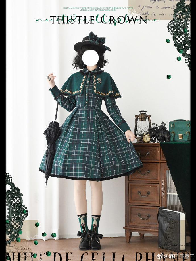 Thistle Crown ロング丈ワンピース