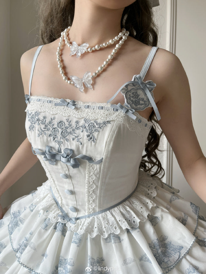 【受注予約6/18まで】Coppelia ティアードジャンパースカート