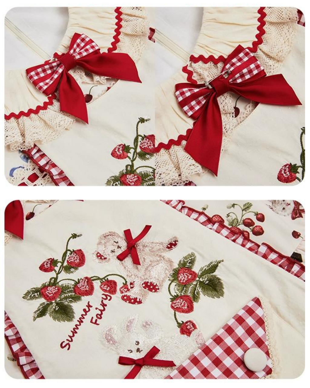 Wild Strawberries 2way長袖ワンピース