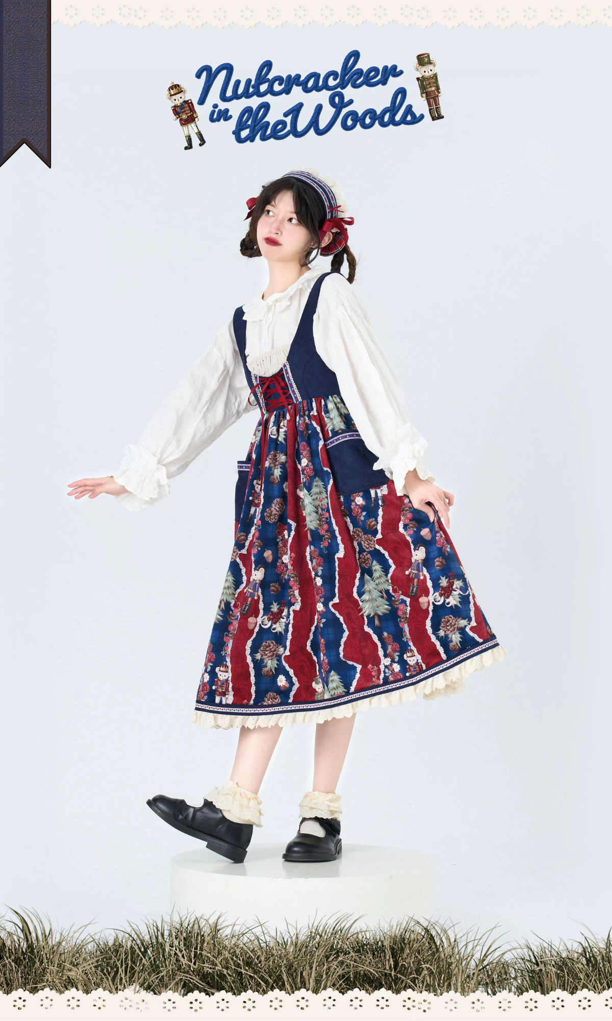 EXCENTRIQUE (エクサントリーク)コルセットジャンパースカート EXCENTRIQUE (エクサントリーク)コルセットジャンパースカート