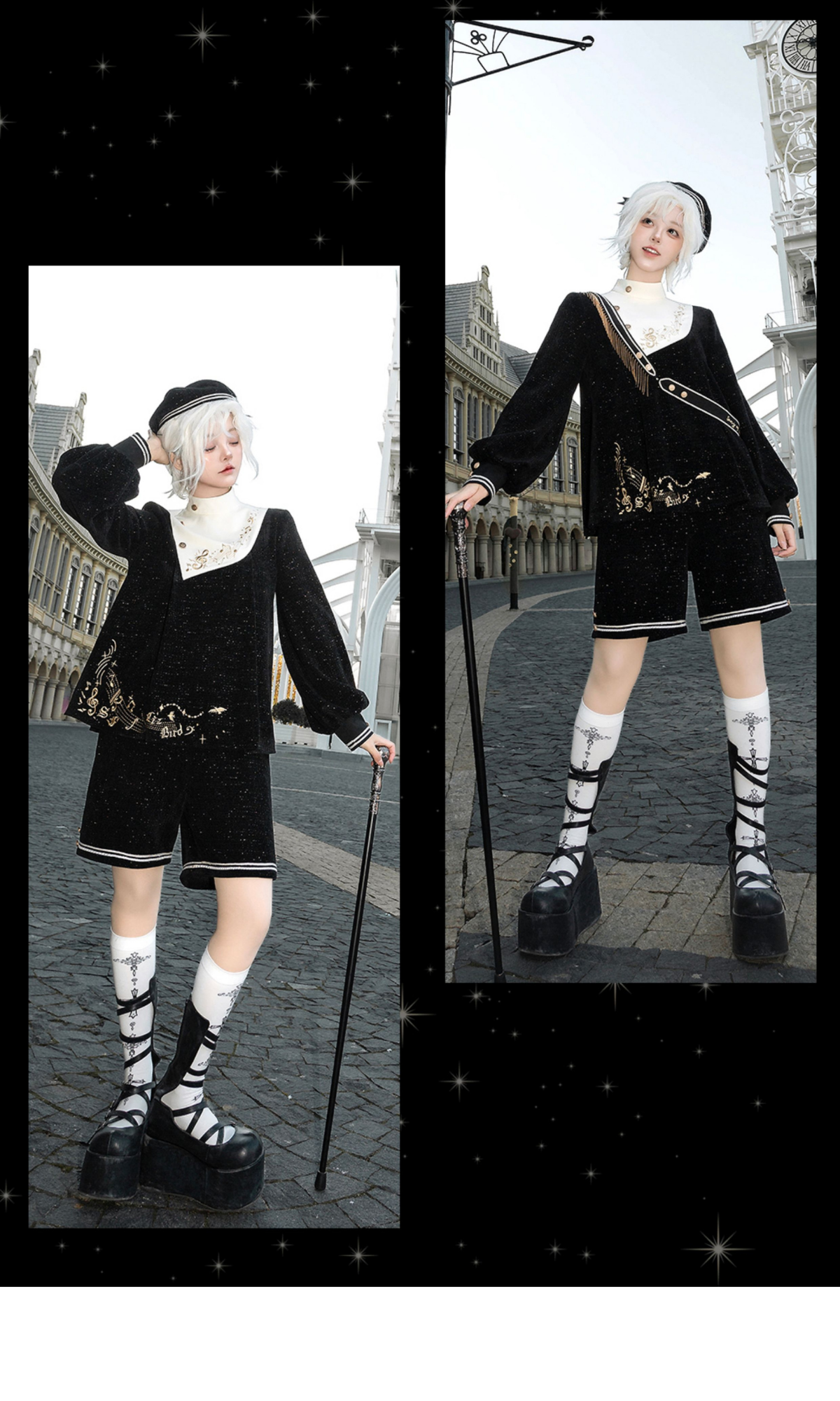 Song of Tomorrow 皇子系パンツセットアップ