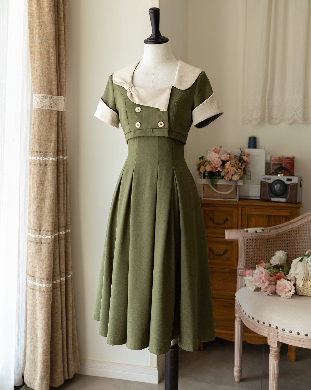 Summer Forest Elegant Classic Setup with Ribbon Hair Accessory
