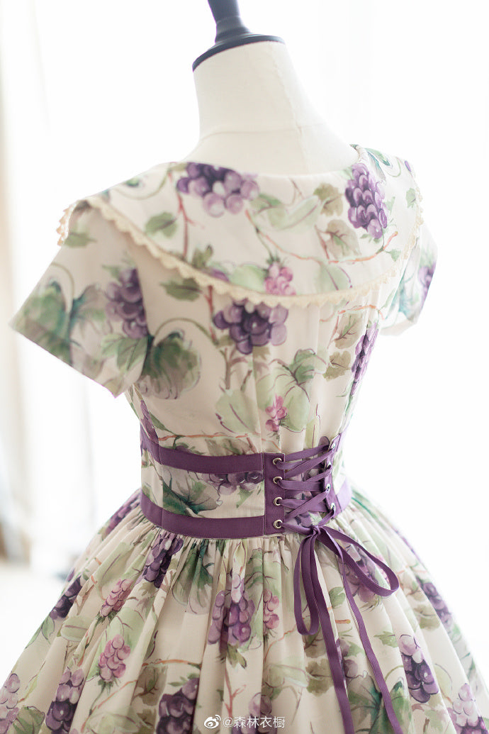 Forest Holidays Summer Dress with Headband, 5 Patterns [Type 1]