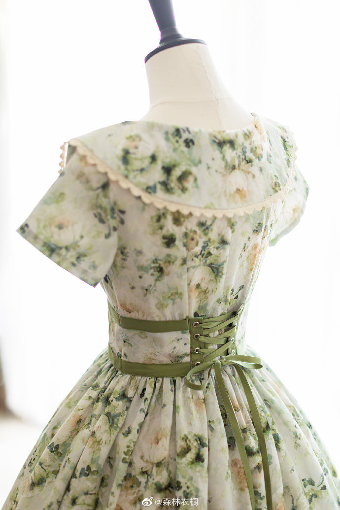 Forest Holidays Summer Dress with Headband, 5 Patterns [Type 1]